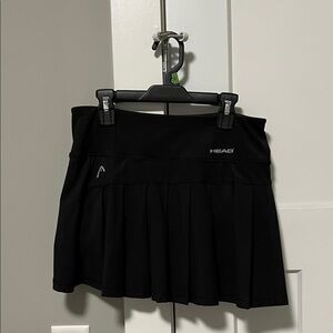 HEAD Black Tennis Skirt
